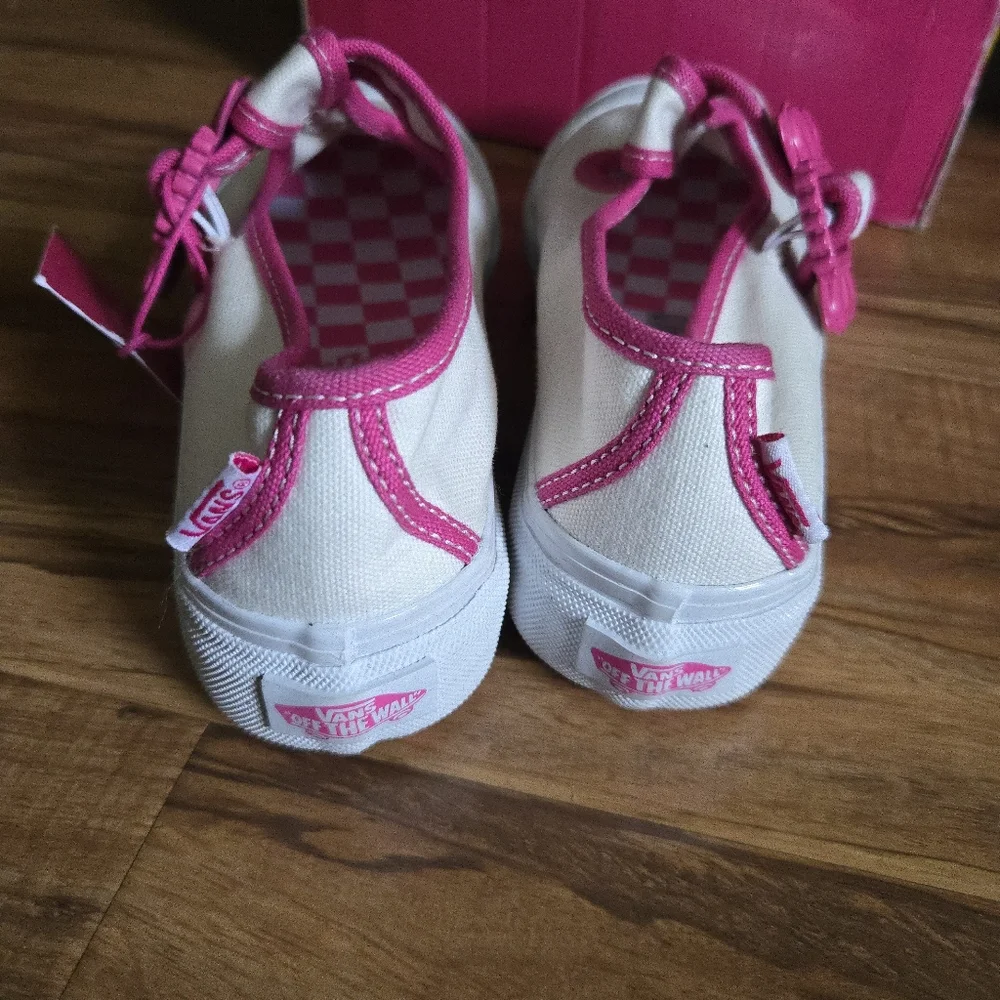 Vans Style 93 Dx Barbie Women Size 5 White Pink With Buckle 032026 - Picture 7 of 8